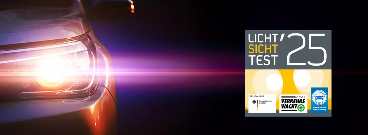 Lichttest-Plakette, Autoscheinwerfer