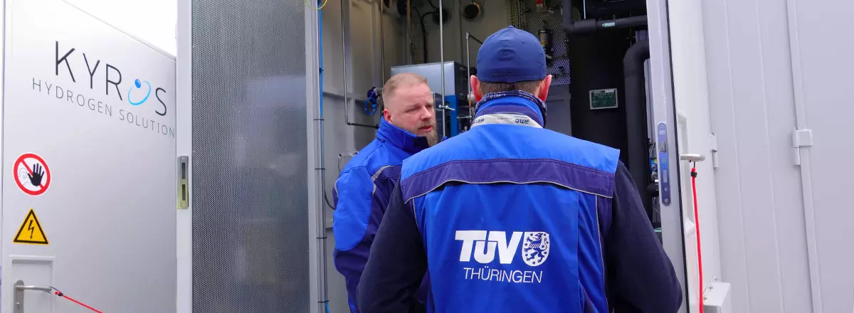 Energieträger der Zukunft: Wasserstoff-Anlagen sind für Sachverständige des TÜV Thüringen längst Alltag