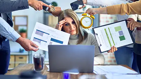 Stress am Arbeitsplatz