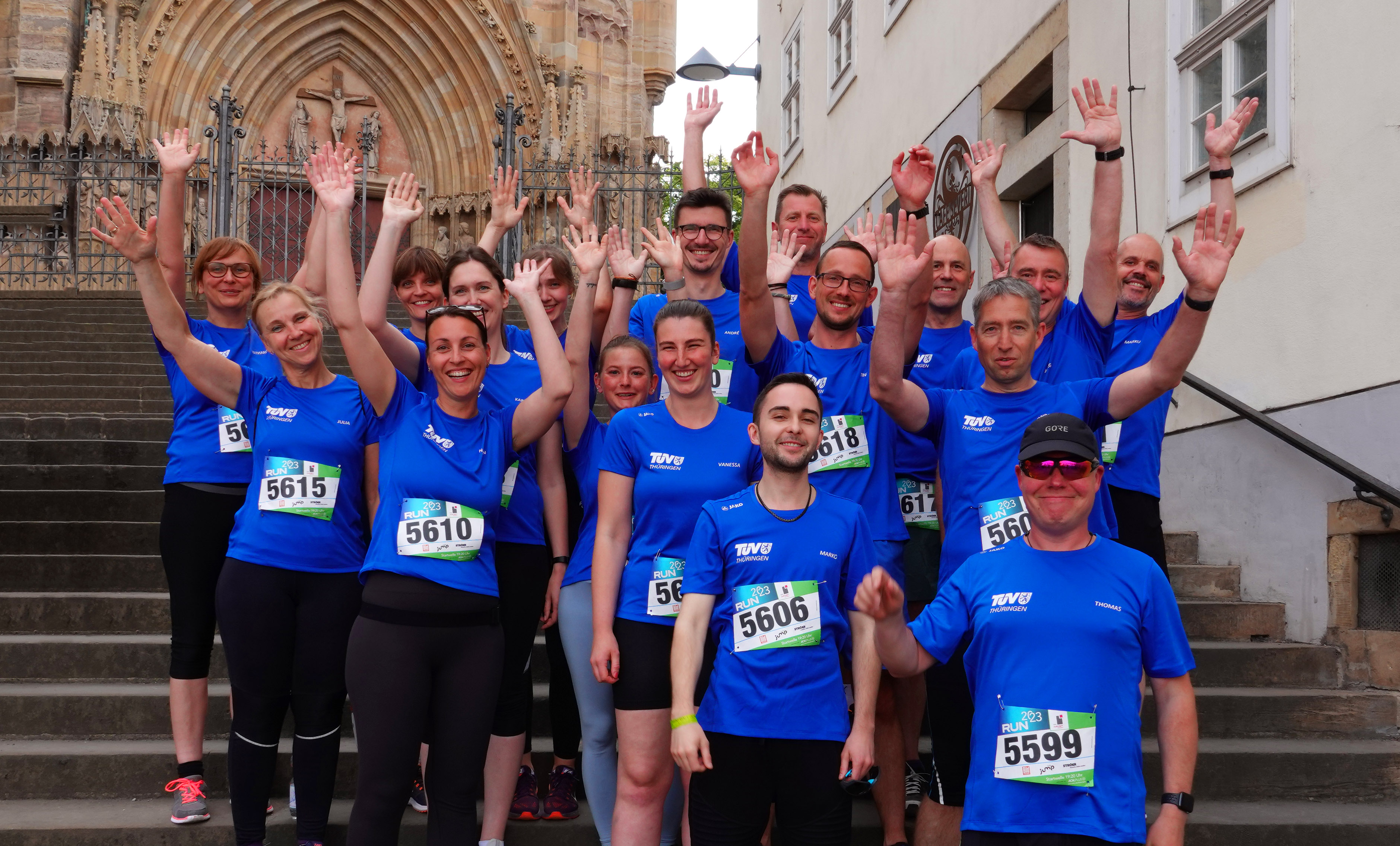 RUN 2023: TÜV Thüringen mit starker Präsenz beim Unternehmenslauf in Erfurt
