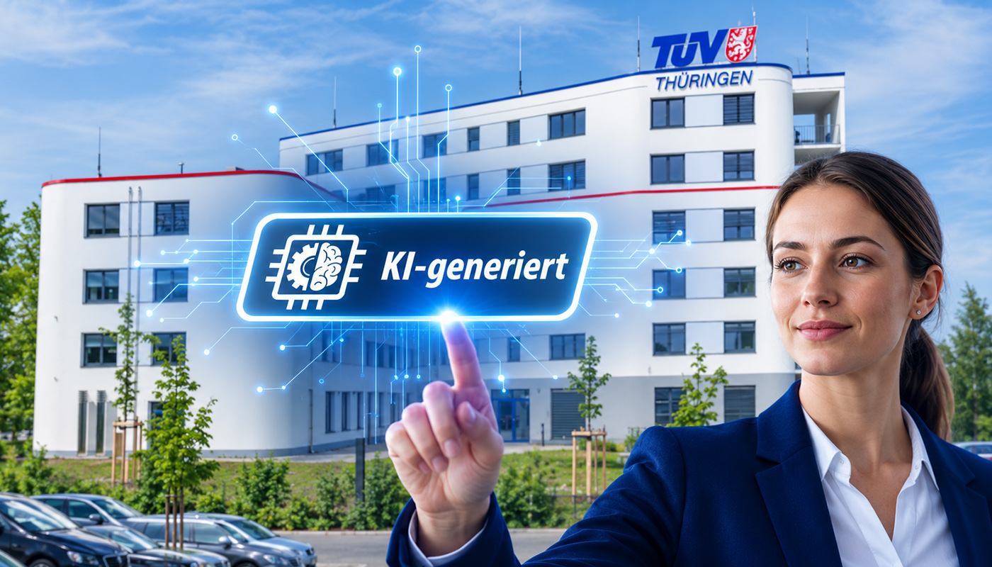 KI Badge TÜV Gebäude