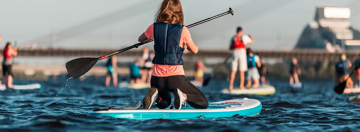 Sicher auf dem Stand-Up-Paddle-Board unterwegs